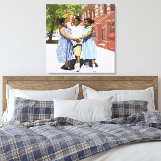 Freunde 2001 leinwanddruck (Insitu (Schlafzimmer))