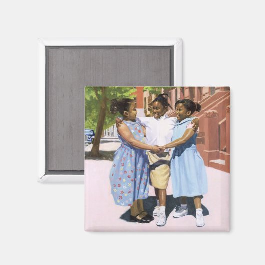 Freunde 2001 magnet (Vorderseite/Rückseite)