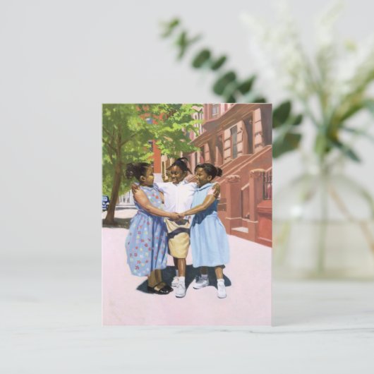 Freunde 2001 postkarte (Stehend Vorderseite)