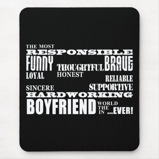 Freunde am besten u. bestster Freund: Qualitäten Mousepad (Vorne)
