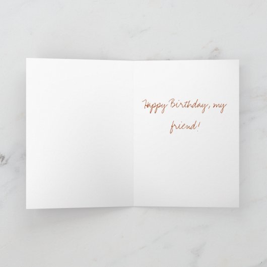 Freunde am Ende Karte (Innenseite)