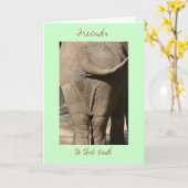 Freunde am Ende Karte (Gelbe Blume)