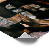 Freunde am Feuer Poster (Ecke)