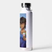 Freunde am Strand Trinkflasche (Links)