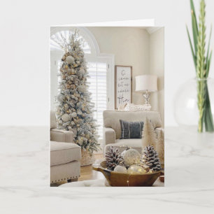 FREUNDE, AN "WEIHNACHTEN" ZU ERINNERN FEIERTAGSKARTE