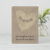 Freunde Apart Feiertagskarte (Stehend Vorderseite)