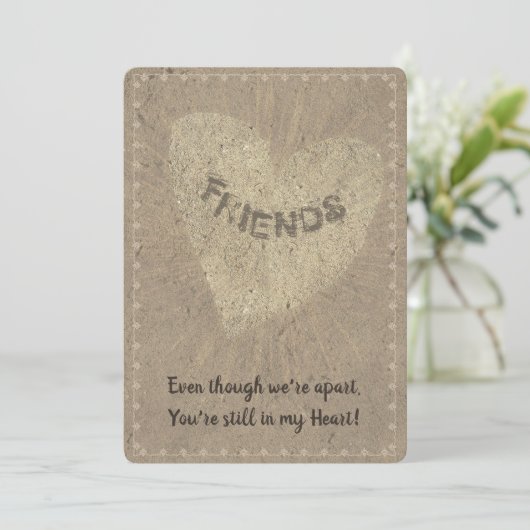 Freunde Apart Feiertagskarte (Stehend Vorderseite)