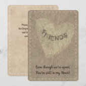 Freunde Apart Feiertagskarte (Vorne/Hinten)