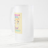 Freunde Barware Skate mit Herz, fliege mit Geist Mattglas Bierglas (Vorderseite Links)