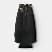 Freunde BESTE FREUNDIN Foto Party Gold Flaschenkühler (Rückseite)