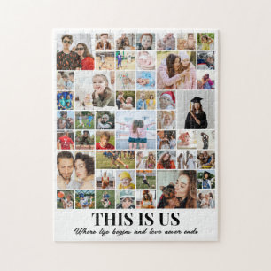 Freunde Bestie Fotocollage 50 Bilder 11x14 Puzzle