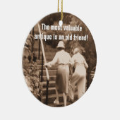 Freunde bis zum Ende Keramikornament (Rechts)