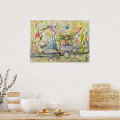 Freunde Blume Fairy Fantasy Art Poster Print (Küche)