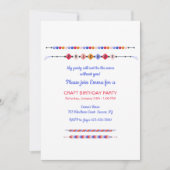 Freunde Bracelets Geburtstagsparty Einladung (Vorderseite)