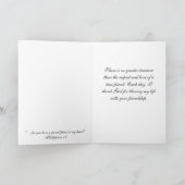 Freunde bringen Musikkarte mit Feiertagskarte (Innenseite)