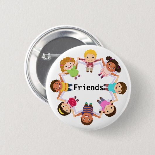 Freunde Button (Vorne & Hinten)