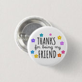 Freunde Button (Vorne & Hinten)
