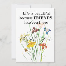 FREUNDE DANKEN IHNEN KARTEN