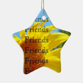 Freunde danken Ihnen wunderbare Keramikornament (Rechts)