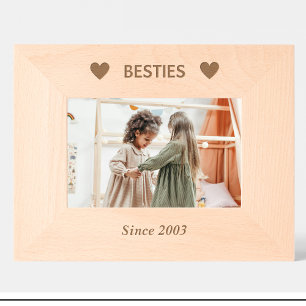 Freunde Datum Personalisierter Bilderrahmen aus Ho Geätzte Rahmen