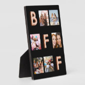 Freunde der BESTE FREUNDIN Black Rose Gold Foto Co Fotoplatte (Seite)