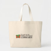 Freunde der Bibliotheks-Tasche Jumbo Stoffbeutel (Vorne)