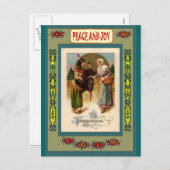 Freunde der ersten Nation Feiertagspostkarte (Vorne/Hinten)