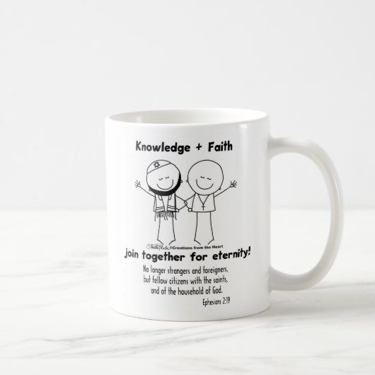 Freunde der Ewigkeit Kaffeetasse (Rechts)