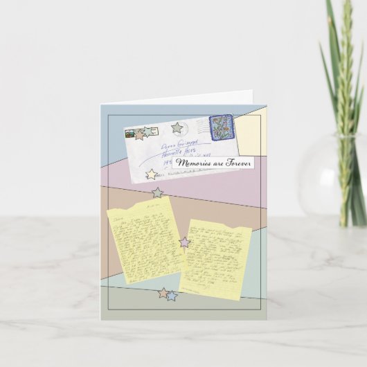 Freunde der Letter Collection-Note-Karte Karte (Vorderseite)