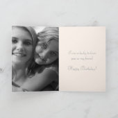 Freunde der Nelkenorange und Rosa Geburtstag Karte (Innenseite)