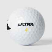 Freunde der personalisierten Dackel 2 Golfball (Logo)