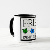 Freunde der Rahway allgemeine Bibliotheks-Tasse Tasse (Vorderseite Links)