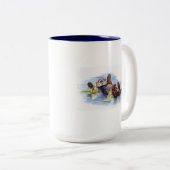 Freunde der Seeotter-Tasse #2 Zweifarbige Tasse (VorderseiteRechts)