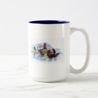 Freunde der Seeotter-Tasse #2 Zweifarbige Tasse