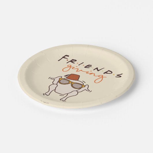 Freunde der T.V. Serie | Freundliches Party Pappteller (Schrägansicht)