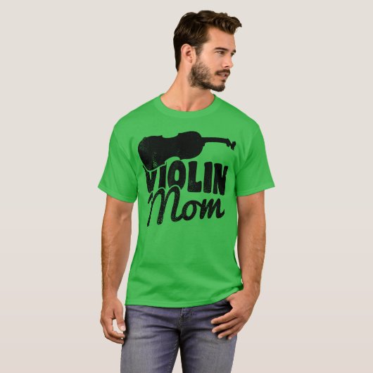 Freunde der Violin-Mutter T-Shirt (Vorne ganz)