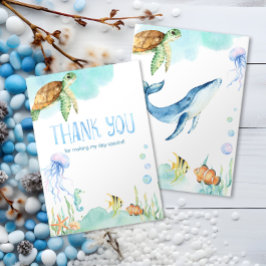 Freunde des charmanten Unterseeraums Vielen Dank Dankeskarte