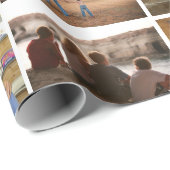 Freunde des DIY 6 Foto Collage Moderne BESTE FREUN Geschenkpapier (Rolleneckpunkt)