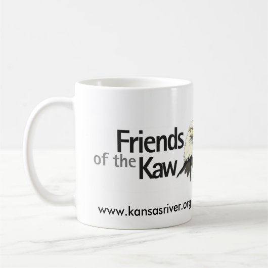 Freunde des Kaw, www.kansasriver.org Kaffeetasse (Links)