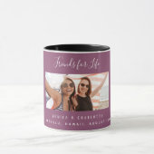 Freunde des Lebens Foto Namen lila Tasse (Zentrum)