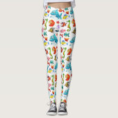 Freunde des Meeres Leggings (Vorderseite)
