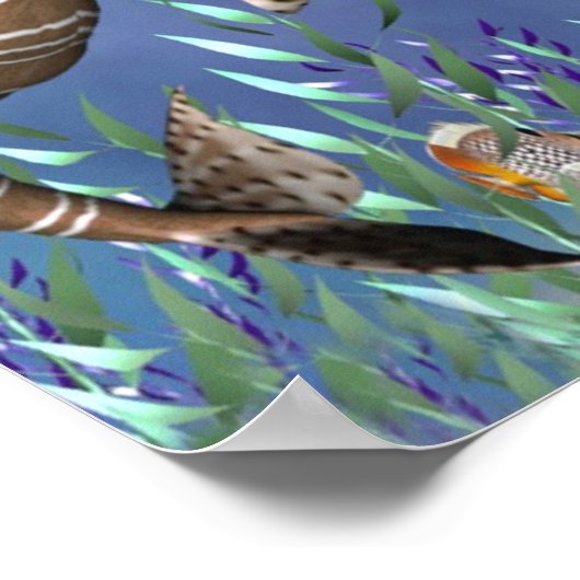 Freunde des Meeres Poster (Ecke)