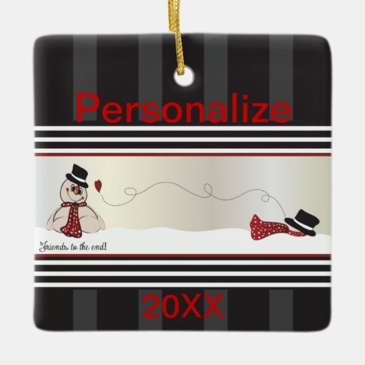 Freunde des Ornaments Keramikornament (Vorderseite)