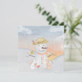 Freunde des Schneemans und des Winterwaldes (Stehend Vorderseite)