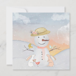 Freunde des Schneemans und des Winterwaldes