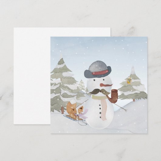 Freunde des Schneemans und des Winterwaldes (Vorne/Hinten)