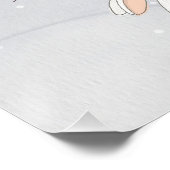 Freunde des Schneemans und des Winterwaldes Poster (Ecke)