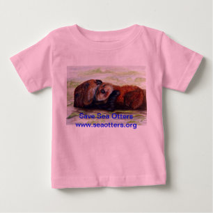 Freunde des Seeotter-Baby-Stramplers Baby T-shirt