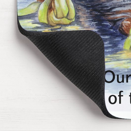 Freunde des Seeotters Mousepad (Ecke)