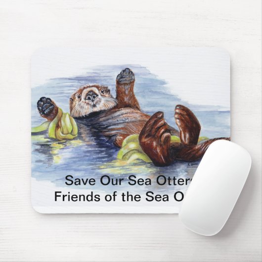 Freunde des Seeotters Mousepad (Mit Mouse)